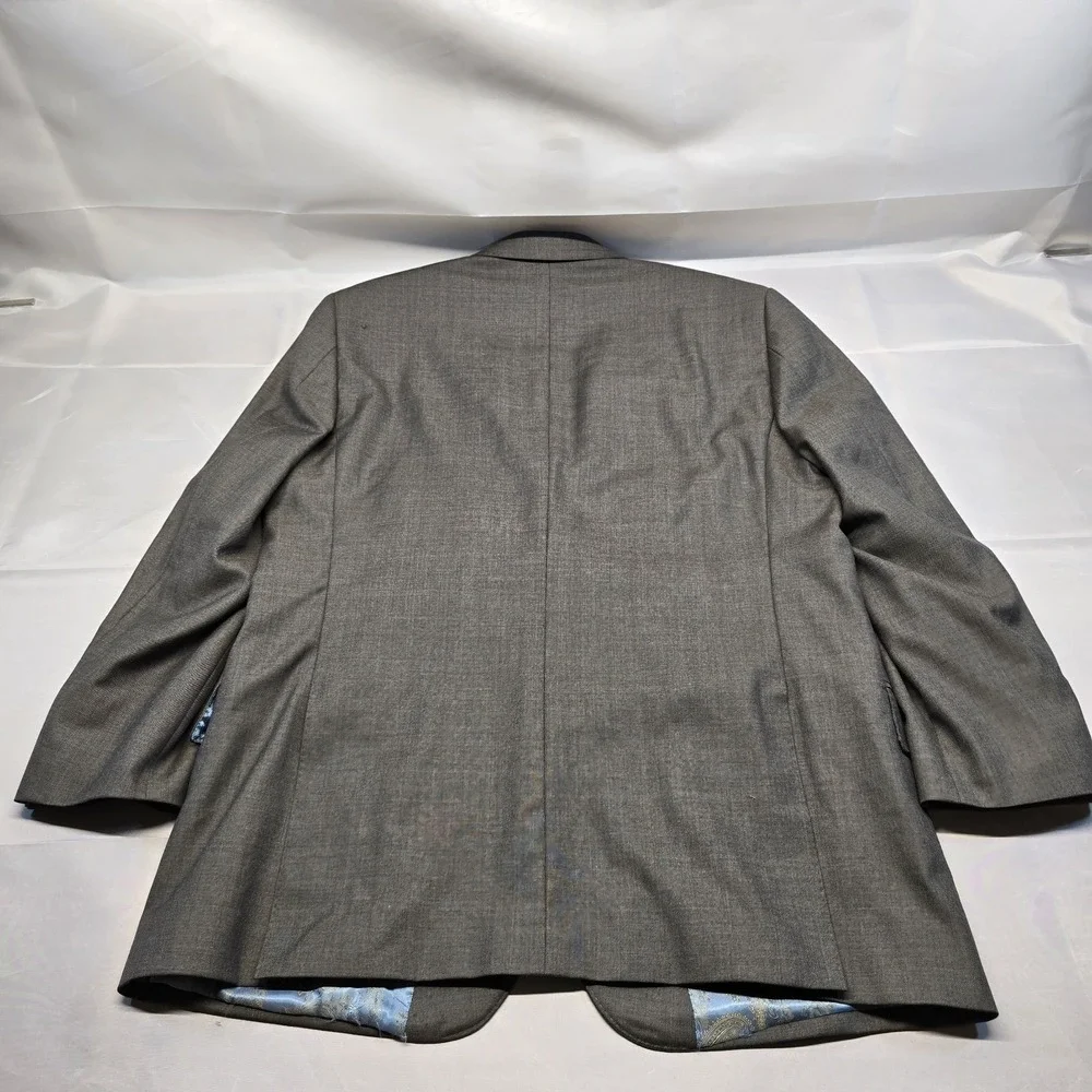 Sartoria Tosi Super 150's 100% Wool Blazer 46L Men Made In‎ Italy